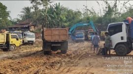 tambang ilegal galian C yang berada di Kampung Bangkonol, Desa Batok, Kecamatan Tenjo, Kabupaten Bogor