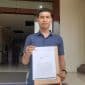 Kuasa hukum PT Putera Pangestu Jaya Lestari, Alfiando Yudistira Santosa usai melaporkan kasus dugaan proyek fiktif di BPBD Banten ke Pj Gubernur Banten Al Muktabar (istimewa)