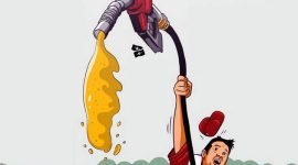 Illustrasi BBM Naik (tTangerangnews.co.id)