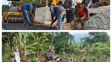 Tingkatkan Efisiensi Dan Produktivitas Petanai Pemdes Kadununggal  Perkuat Jalan Usaha Tani