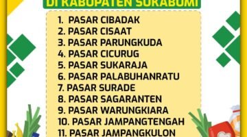 PEMKAB SUKABUMI RILIS RATA-RATA HARGA KEBUTUHAN POKOK DI 12 PASAR